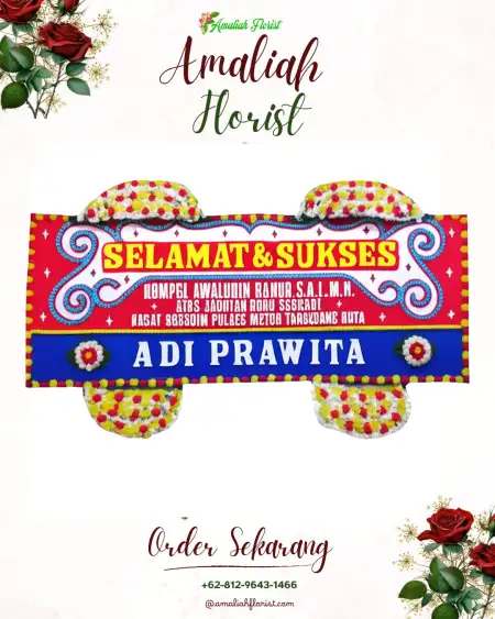 Papan Bunga Ucapan Selamat Polbayem